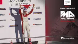 El navarro Mikel Azcona se proclama subcampeón Audi TT Cup al ganar la carrera en el circuito de Hockenheim