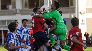 Las mejores imágenes del partido entre los filiales de Osasuna y R. Sociedad