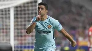 Un gol de Luis Suárez mantiene la imbatibilidad del Barcelona ante el Atlético en el Wanda Metropolitano