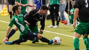 El gran derbi pamplonés entre el Iruña y el Oberena en la tercera división