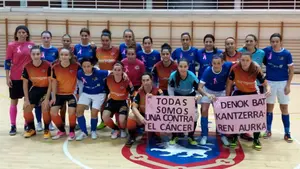 El Txantrea FSF continúa sin perder tras derrotar al Red Stars aragonés en el polideportivo de Arrosadía