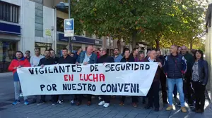 La lucha de los vigilantes de seguridad privada en Navarra: inician movilizaciones por un "convenio colectivo justo"