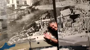 El pintor bilbaíno Juan Ugalde, en Pamplona: "No hay arte malo, pero sí muchísima vulgaridad"