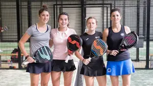 Maite Gabarrus y Cristina Torrens, campeonas femeninas de la sexta prueba del circuito navarro de pádel