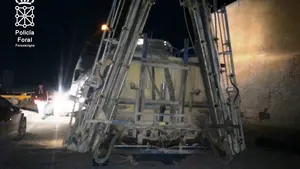 Las imprudencias en carretera, hasta en tractor: imputado en Caparroso por circular sin luces de noche y sin carné