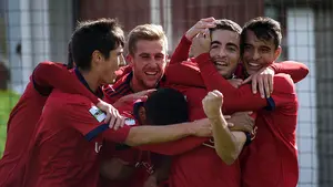 Partidazo en Tajonar: el filial de Osasuna es el primero en derrotar al líder Mirandés en Segunda B