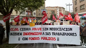 Trabajadores de ANAFE y FOREM defienden sus puestos frente al cierre anunciado por CCOO Navarra