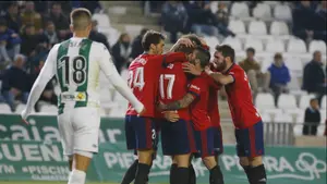 Osasuna duerme en el ático: los rojillos rompen su racha de empates y ganan al Córdoba en el nuevo Arcángel
