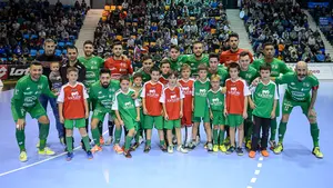 El gran espectáculo del fútbol sala entre Osasuna Magna y Catgas Energía en Pamplona