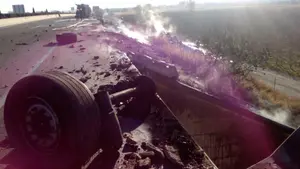 El camionero que ha causado un incendio en la autovía de Tudela septuplicaba la tasa de alcohol