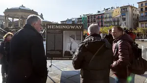 Hemingway 'vuelve' a Pamplona con una exposición sobre la relación del escrito con la capital navarra