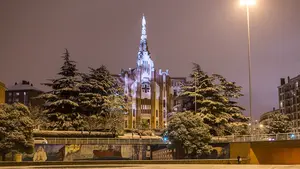 Nieve en Pamplona este sábado: movilizados 103 quitanieves ante el descenso de la cota a 400 metros