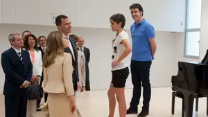 El día que Amaia Romero tocó para los Reyes de España: "Tienes madera de artista, tendrás futuro en esto"