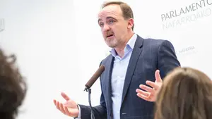 Esparza considera que el convenio "refleja la solidaridad de Navarra con el resto de España"