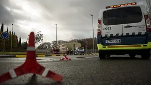 Numerosos accidentes en Pamplona en 24 horas: herido grave un conductor tras caerse de la moto