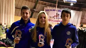 El club de lucha de Burlada obtiene cinco medallas en el torneo de Navidad celebrado en Madrid
