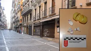 La sorpresa que escondía en huevos de chocolate: sorprendido en Pamplona trapicheando con droga