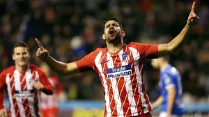 El Atlético sentencia la eliminatoria ante el Lleida con un gol del Diego Costa en su regreso