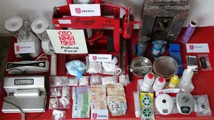 Desmantelan en Berriozar un laboratorio clandestino dedicado a procesar y distribuir cocaína