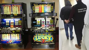 Dos hermanos robaban máquinas tragaperras de bares navarros haciéndose pasar por técnicos