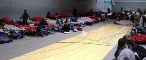 Más de 1.400 personas evacuadas por el temporal en Alsasua tras quedar atrapadas en la autovía N-1