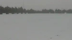 Cuatro partidos de la tercera división se aplazan por la nieve en la primera jornada del año 2018