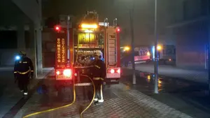 Rescatada y herida muy grave una persona después de un incendio en su vivienda de Sarriguren