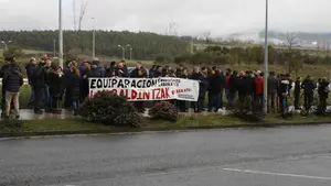 Trabajadores de Tracasa retoman las concentraciones por la equiparación laboral