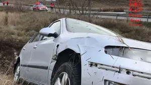 Arrebato de violencia al volante: detenido en Elizondo por provocar un accidente para herir a su mujer