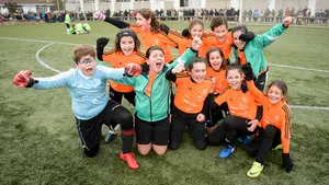 El mejor fútbol infantil, en las botas de estas campeonas de Tajonar que disputaron la final femenina