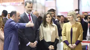 Navarra 'enamora' a través del Camino de Santiago: los Reyes visitan el stand foral en FITUR