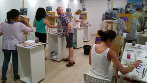 Aprender a pintar de la mano de artistas como Juanjo Lazcano, Isidoro Moreno López o José Ignacio Amelivia