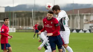 Partido entre Osasuna y el Burgos en las instalaciones de Tajonar