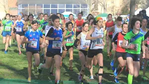 Javier Nagore y Maitane Melero ganan el campeonato navarro de cross corto en Estella