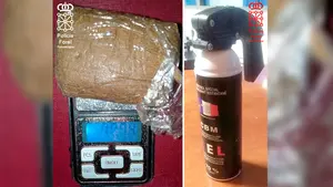 Un coche con olor a hachís: localizan en Urdax a varios jóvenes con droga, un cuchillo y sprays prohibidos