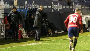 Diego Martínez, en El Sadar: "La segunda parte se parece al equipo que queremos apretando al rival"