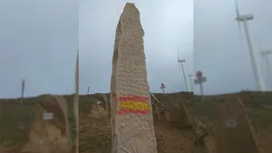 Denuncian un ataque con pintura al memorial de las víctimas franquistas de la sierra de El Perdón