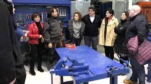 El IES Huarte estrena su nuevo taller de electromecánica de vehículos tras las obras de remodelación