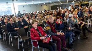 Los momentos del acto oficial: el homenaje de Navarra a sus funcionarios jubilados en 2017
