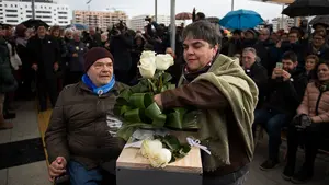 El reconocimiento a Maravillas Lamberto en Lezkairu: "Un poco de paz en nuestros corazones"