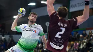 El jugador del Anaitasuna Raúl Nantes, convocado por Brasil para jugar el Mundial de balonmano