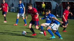Derbi navarro riojano de Segunda B en las instalaciones de Tajonar