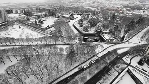 Toda Navarra en alerta por nevadas: 15 centímetros en los Pirineos, 10 en la Ribera y 7 en el Centro