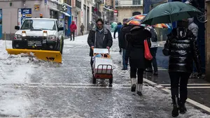 Se activa en Pamplona el plan de nieves en su fase de emergencia ante las bajas temperaturas