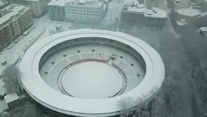 Un usuario de Instagram capta la nevada 'a vista de águila': la espectacular Pamplona desde un drone