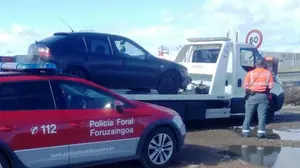 Inmovilizan en Tudela una gr&uacute;a portacoches tras dar su conductor positivo en anfetamina y metanfetamina