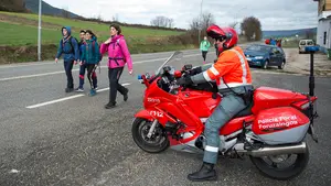 Así ha ido la primera jornada de la Javierada desde Pamplona de este 2018