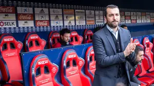 Diego Martínez, tras la victoria: "Estoy muy contento por los jugadores y por la afición"