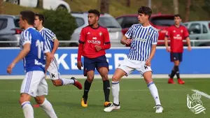 Osasuna arranca un punto vital ante la Real Sociedad en el duelo de filiales en Zubieta