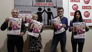 Paros de dos horas: UGT y CCOO convocan a los navarros a participar en la huelga "por la igualdad"